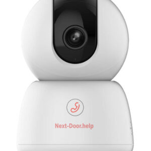 5 MP indoor camera with 1 button call to family or neighbors